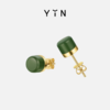「弈」系列小目耳钉-金绿 商品缩略图1