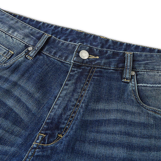 GXG男装 经典水洗直筒牛仔裤百搭长裤 休闲舒适牛仔裤  秋季热卖G24X053029 商品图3