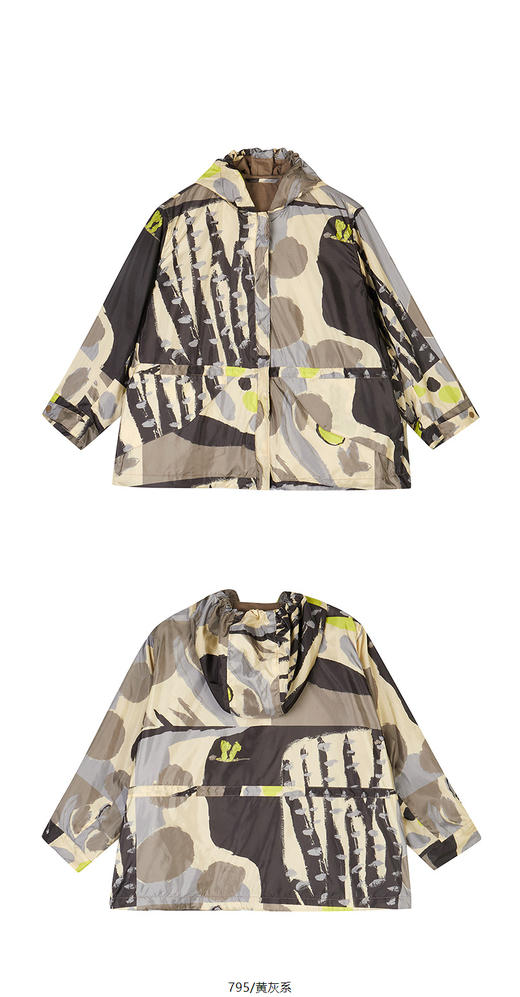 jnby   25年春款  短款风衣  1P1913110 商品图8