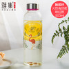 雅集玻璃杯随手杯触瓶500ml贴花(玫红/火烈鸟) 商品缩略图0