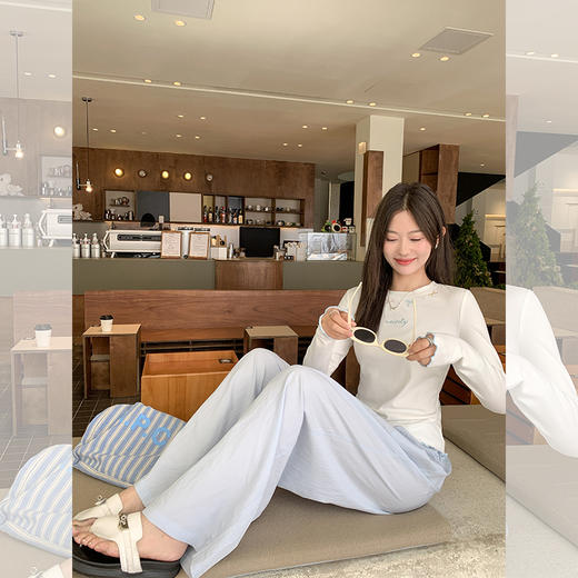 <曾小咸推荐> 蝴蝶结绣花T恤 日常119.99/件 立减60 秒杀59.99/件！！ 商品图6