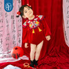 年衣婴儿连体衣周岁礼服2025春秋新生儿满月中国风年年好运哈衣 商品缩略图0