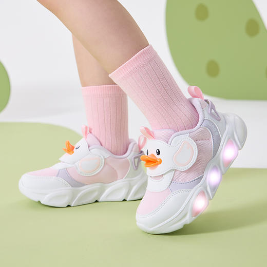B.Duck小黄鸭童鞋春秋儿童运动鞋24-30 B1686868 商品图1