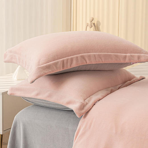 多喜爱-牛奶绒四件套<慕斯（蓝、粉）> 商品图8