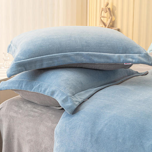 多喜爱-牛奶绒四件套<慕斯（蓝、粉）> 商品图6