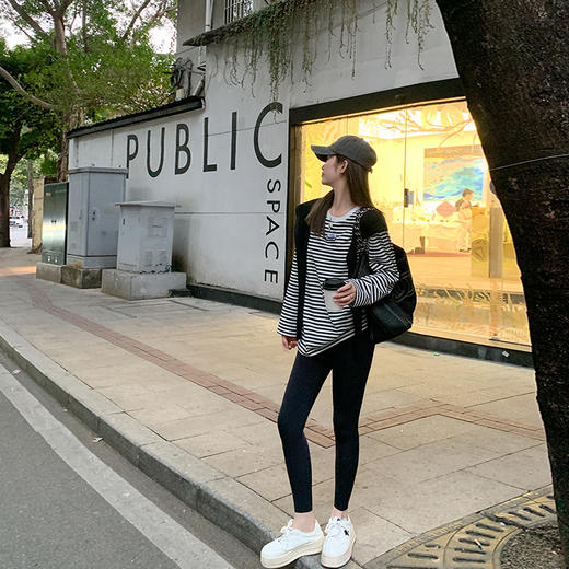 【149元任选2件】 现货！ 黑白条纹T恤 商品图2