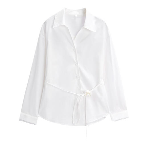 IEF/爱依服2025上衣 春季 韩版高个子通勤风小众设计感中衬衫BG0132 商品图5