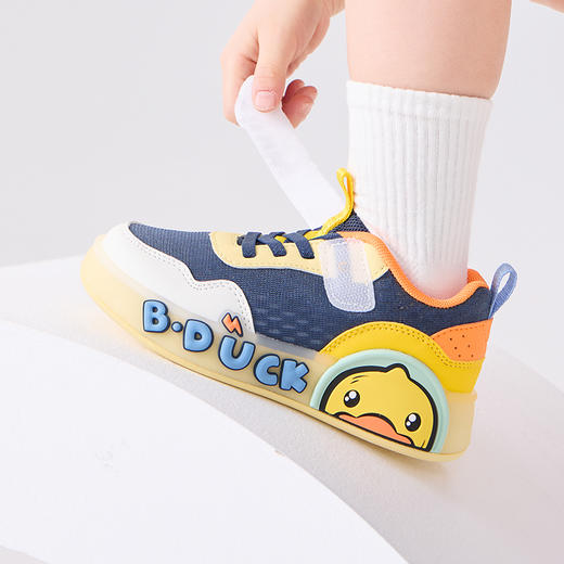 B.Duck小黄鸭童鞋春秋儿童运动鞋28-35 B1686917 商品图2