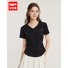 IEF/爱依服2025短袖上衣 春夏 韩版简约通勤气质V领设计百搭T恤N0383-X 商品缩略图0