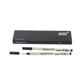 4017941591210 万宝龙MONTBLANC （适用笔型可见详情）163签字笔专用黑色笔芯2支装 多款适用 163笔芯F/2支装