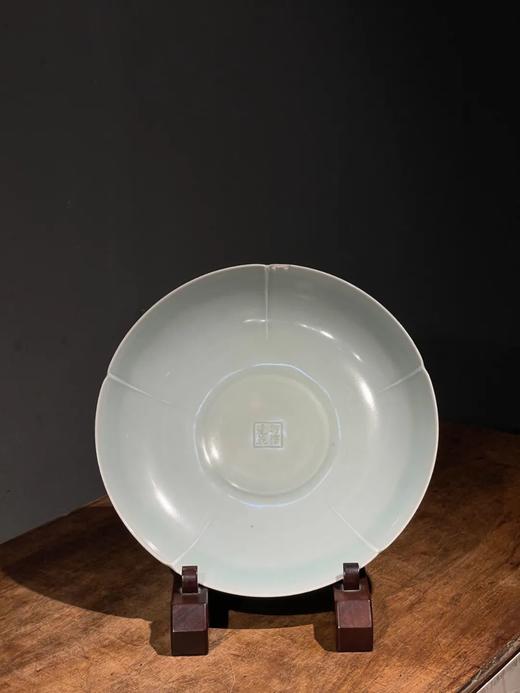 龙泉粉青釉“河濱遺範”款葵口大盘，顺丰包邮 商品图12