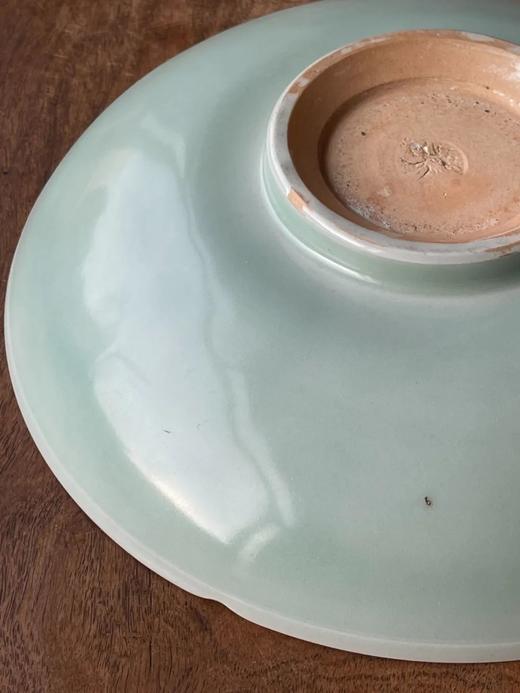 龙泉粉青釉“河濱遺範”款葵口大盘，顺丰包邮 商品图9