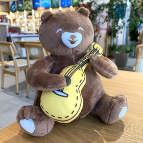 包小熊玩偶&手提袋 | 大地觉者&心灵乐手款 布绒玩具 杜邦环保纸单肩包 文创周边 熊抱大地【自营】