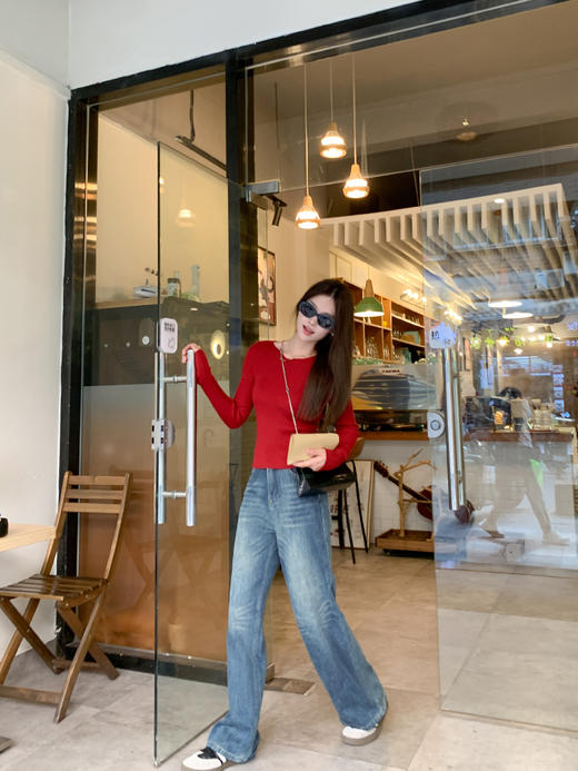 <曾小咸推荐>领口镂空毛衣修身打底衫 日常139.99/件 立减80 秒杀59.99件！！ 商品图11