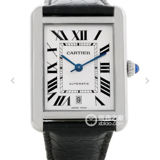 ZF卡地亚坦克系列型号W5200028男士尺寸宽31mmX长40.85mm，正品拆解开模，淬火蓝钢指针，配件达到和正品互换级别，搭载原装进口非常薄身的9015机芯，市面强版本。 商品图3