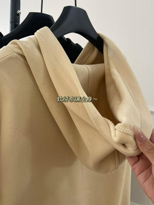 正品Mammut猛犸象男女士情侣款连帽加绒卫衣！
配色：米咖色、黑色
尺码：M-L-XL-2XL-3XL-4XL 商品图12