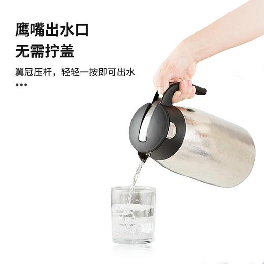 TAIC太可钛度纯钛保温水壶家用大容量真空保温瓶热水壶暖壶开水瓶 商品图3