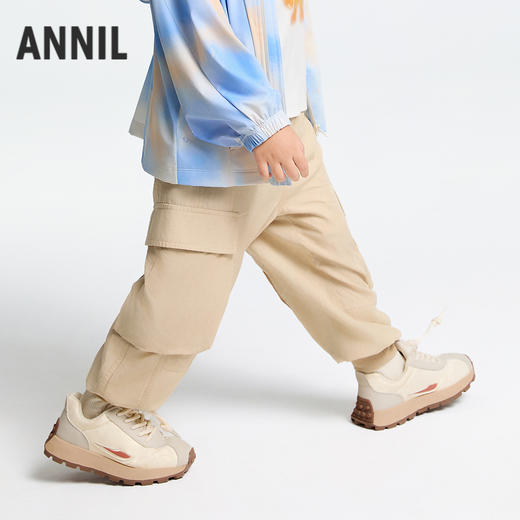 男童全腰梭织长裤防蚊裤春季新款安奈儿童装实体店同款XB516537 商品图2