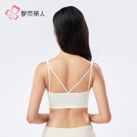 都市丽人特殊面料短抹胸冰丝时尚美搭小清凉抹胸LVH1A1 商品图3