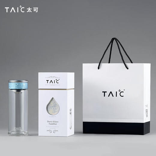 TAIC太可多立克抗菌抑菌保鲜双层隔热高档男女士加厚无铅高硼硅玻璃水 商品图5