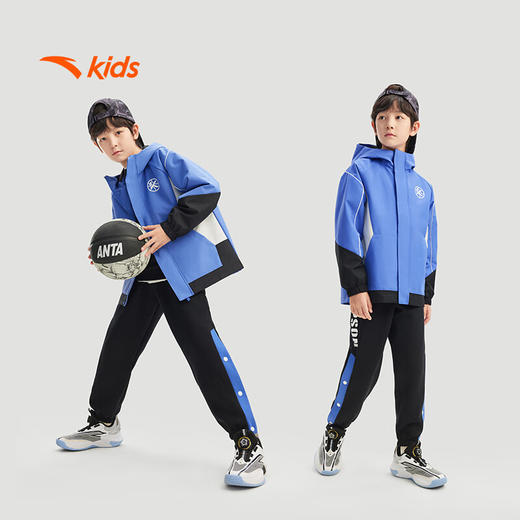 安踏儿童外套男大童篮球系列梭织外套352511604S 商品图4