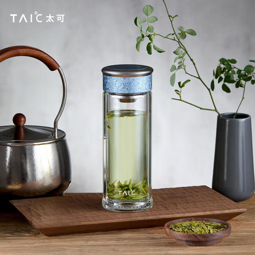 TAIC太可多立克抗菌抑菌保鲜双层隔热高档男女士加厚无铅高硼硅玻璃水 商品图3