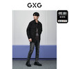 GXG男装 黑色提花肌理感衬衫 春季热卖GFX10301001 商品缩略图1