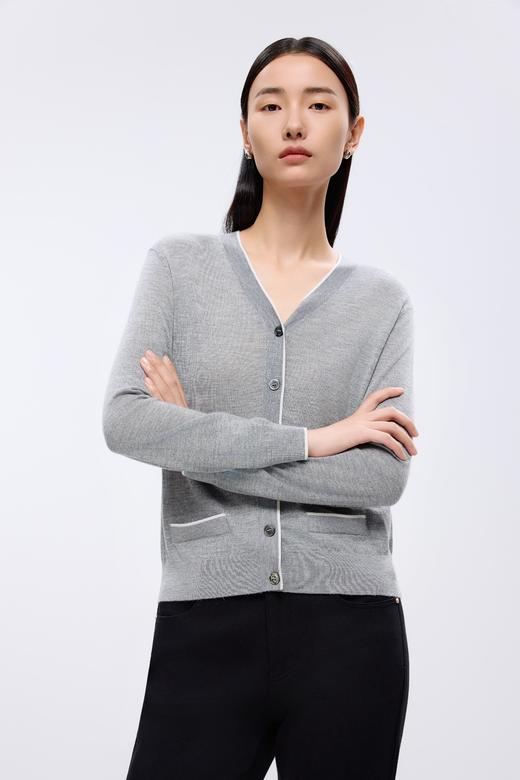 朗姿	针织开衫银色LRJK03KCD206S01 商品图4
