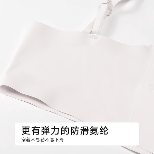 都市丽人特殊面料短抹胸冰丝基础简约抹胸LVH1A3 商品图7