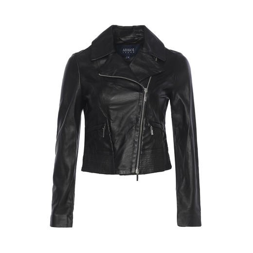 8058984557074 ARMANI JEANS女款时尚气质长袖皮衣 商品图0