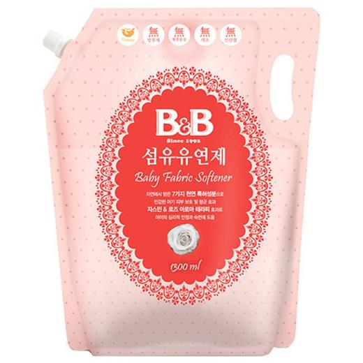 B&B纤维柔顺剂茉莉花&玫瑰香1.3L비앤비 섬유유연제 자민스&로즈향 商品图0