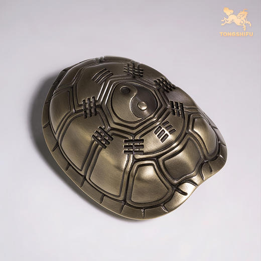 铜师傅《八卦富甲天下》客厅龟壳铜摆件 家居装饰把玩手把件 商品图3