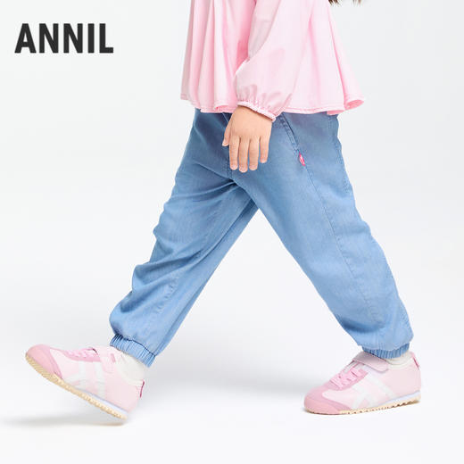 女童全腰牛仔单裤春季新款安奈儿童装实体店同款XG516612 商品图1
