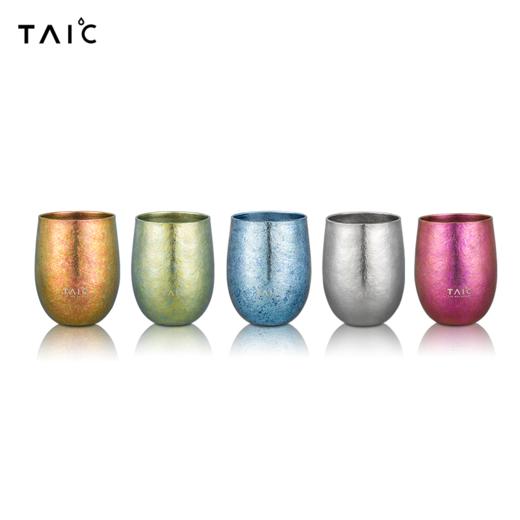 TAIC太可钛度纯钛双层真空圆融杯敞口杯定制迷你小巧便携咖啡杯 商品图5