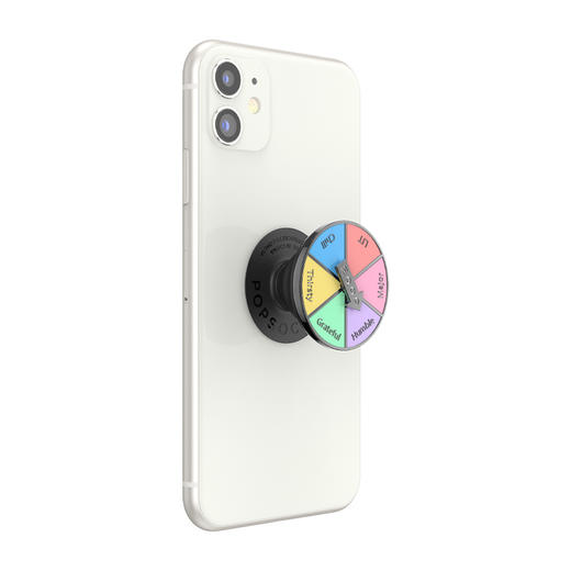 【POPGRIP泡泡骚】情绪指针 手机粘贴式气囊支架 Backspin旋转系列 轻轻一转 金属珐琅 商品图2