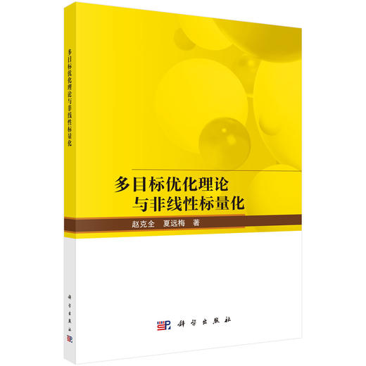 多目标优化理论与非线性标量化 商品图0