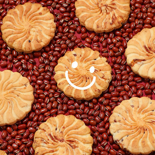 【味滋源】红豆薏米饼408g 代餐饼干粗粮 红豆薏米饱腹食品食物整箱零食 商品图2