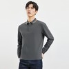 【华夫格】罗蒙春秋款男士抗皱免烫polo衫男长袖t恤男商务男士polo衫 商品缩略图2