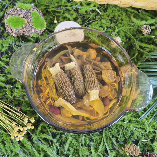 巴山羊肚菌汤包80g 菌汤火锅底料羊肚菌茶树菇9种食材精选菌菇包菌汤包 商品图1