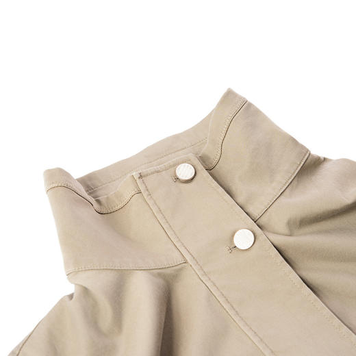 谜底短款外套女2025春新品设计感率性百搭宽松夹克长袖251MW5001 商品图3