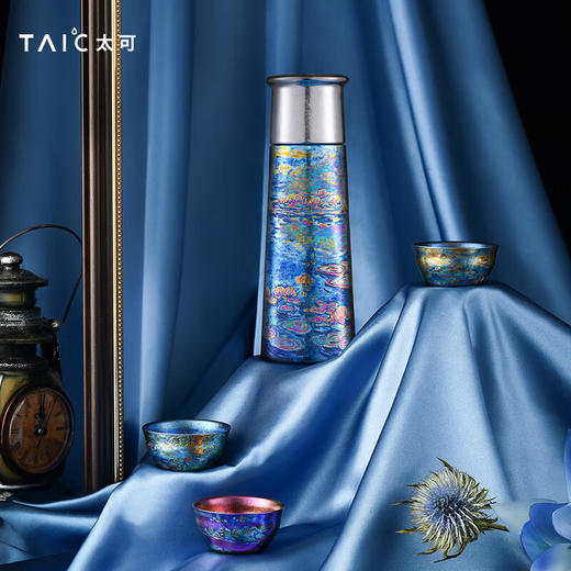 TAIC太可睡莲纯钛保温杯送礼生日新年礼物定制商品 睡莲 商品图2