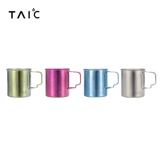 TAIC太可钛度纯钛马克杯带盖带把柄敞口咖啡牛奶办公室水杯家用创意可 商品图8