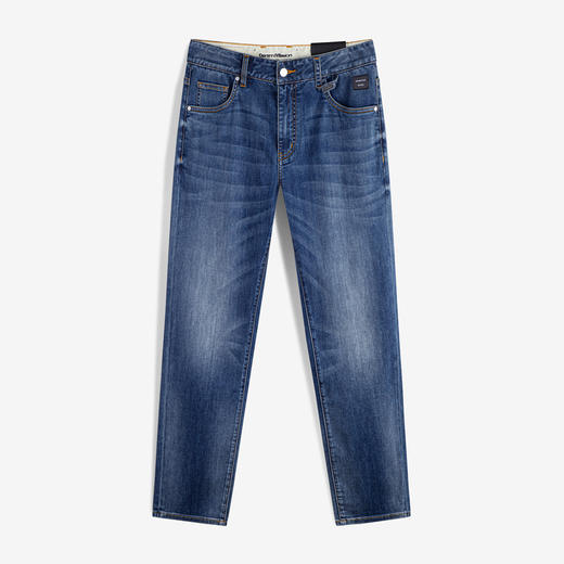 GXG男装 牛仔蓝水洗直筒牛仔裤  春季热卖GFX10500491 商品图4