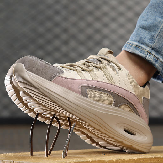 新品女士防护鞋防砸防刺安全鞋钢包头劳保鞋工作鞋橡塑底轻便款 商品图3