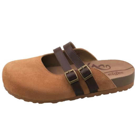 Safiya/索菲娅2025咖啡庄园复古软底休闲外穿舒适勃肯凉拖 SFD1110402 商品图9