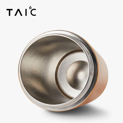 TAIC太可钛度双层纯钛咖啡杯保温保冷便携大容量高颜值带盖车载水杯 商品图6