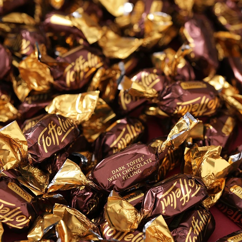 如胜巧克力味夹心太妃糖果1000g