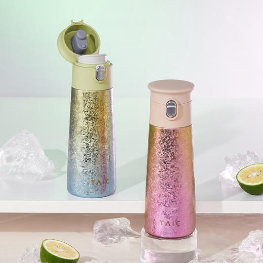 TAIC纯钛保温杯一键弹盖轻量保冷随行水杯小巧便携礼物送礼 商品图6