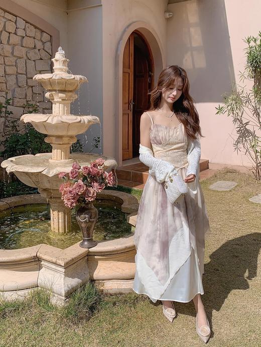 张心子【春日浮梦】镂空防晒针织衫开衫  U2501039 商品图8