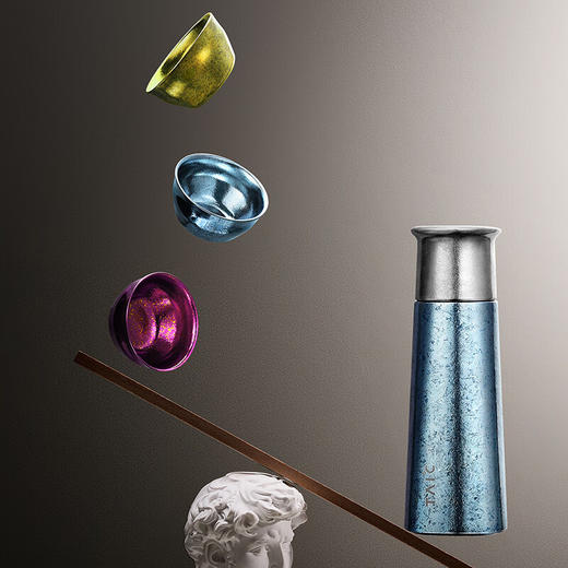 TAIC太可纯钛保温杯大容量男士白茶焖茶水分离泡茶商务闷泡杯礼盒套装 商品图6